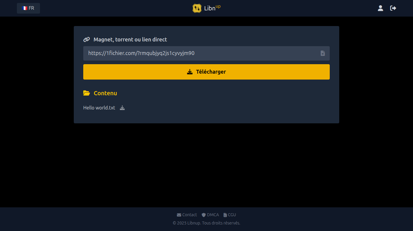 Débridage de fichier